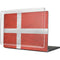 Denmark Flag Distressed MacBook Cases